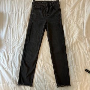 American Eagle next level stretch jeans.